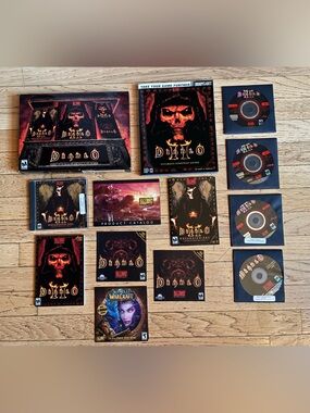 Blizzard Diablo Battle Chest - PC Game Collection - Black & Red